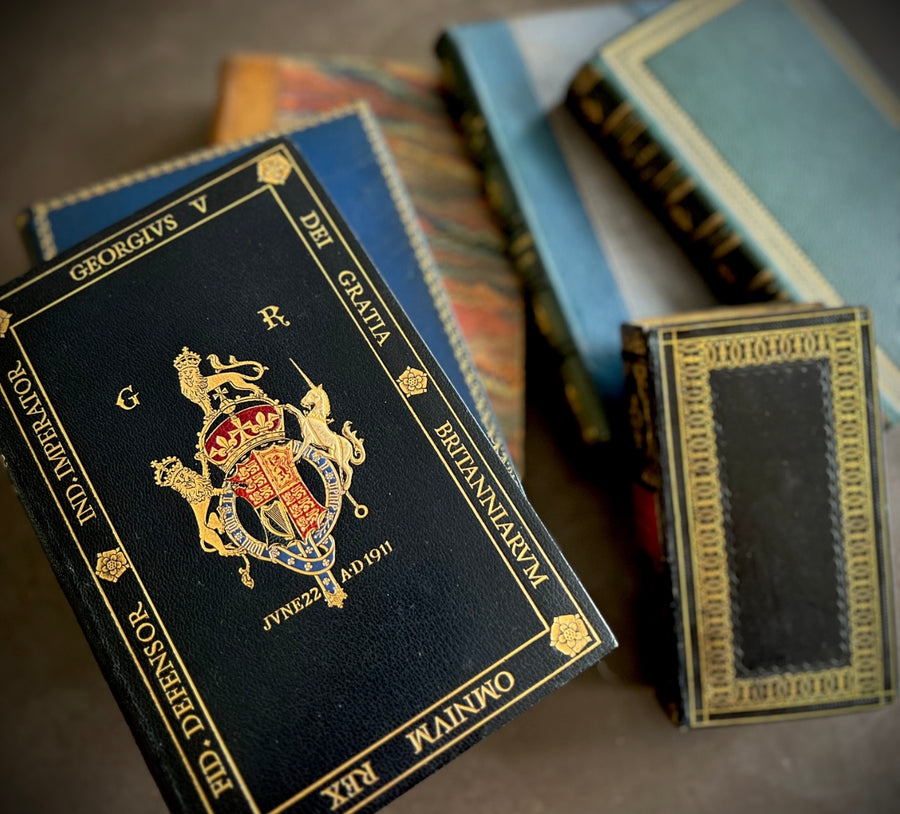 The Holy Bible — King George V Coronation Edition (1911) | Fine Leather Royal Presentation Binding | Eyre & Spottiswode