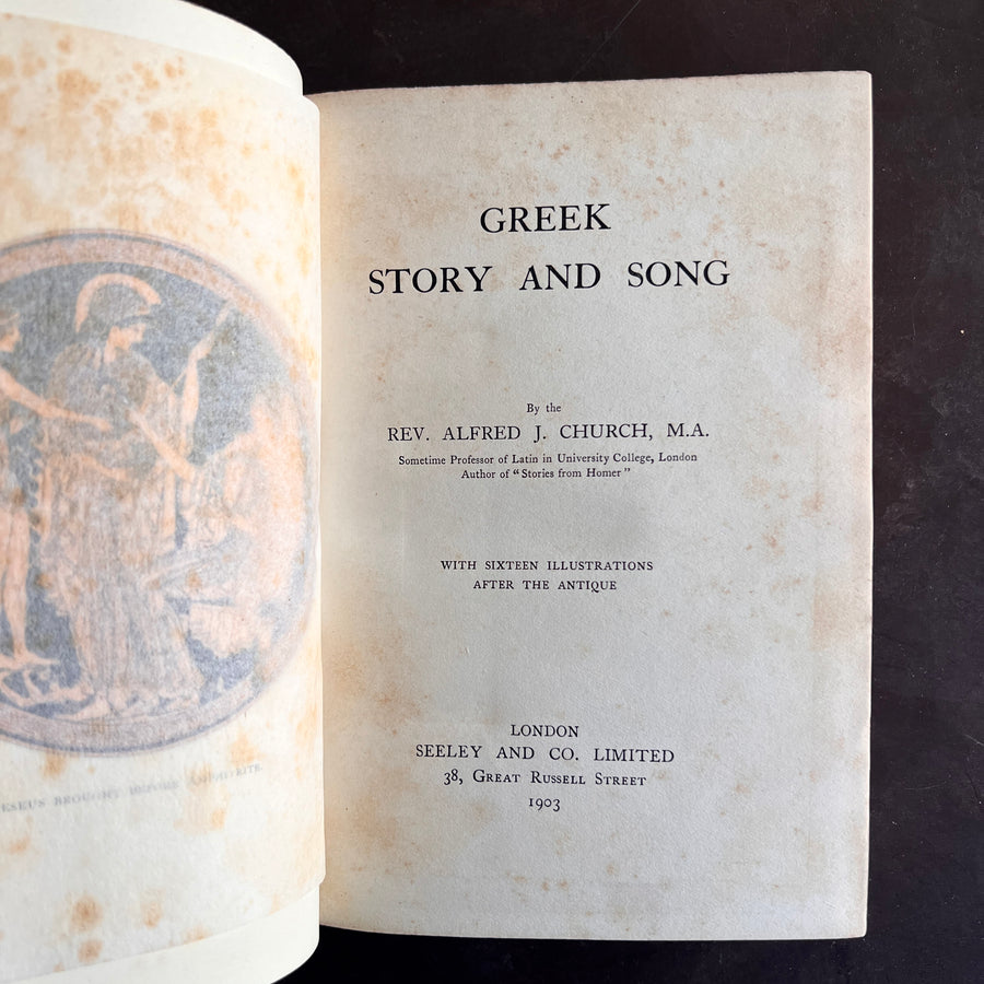 1903 - Greek Story and Song