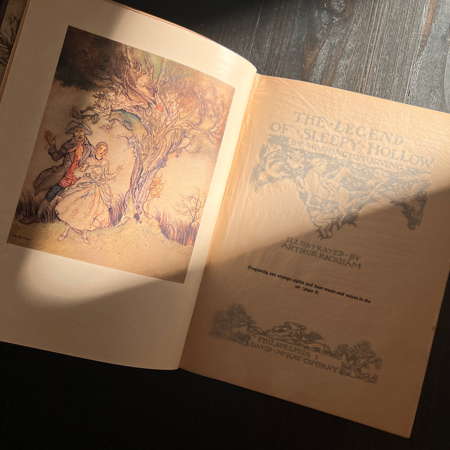 The Legend of Sleepy Hollow by Washington Irving | Illustrated by Arthur Rackham | 1928 First Edition