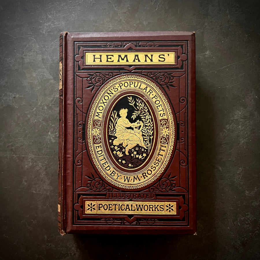 c.1880 - The Poetical Works of Mrs. Felicia Hemans