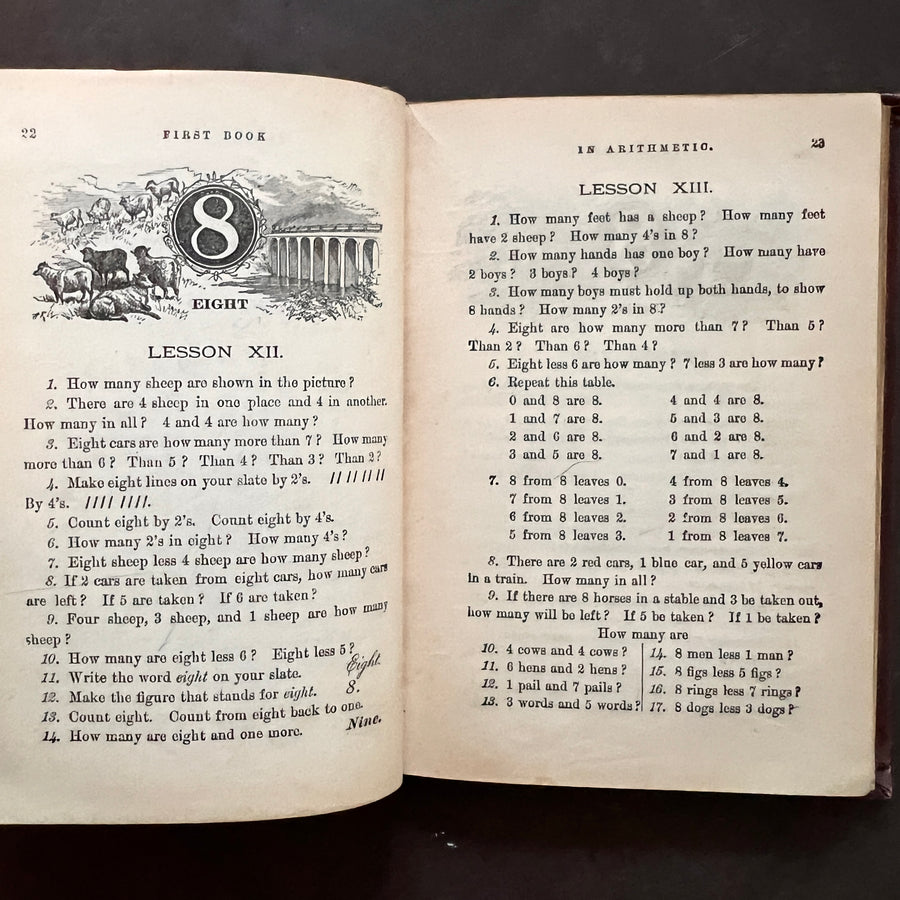 1874 - Robinson’s Shorter Course, First Book of ArIthmetic