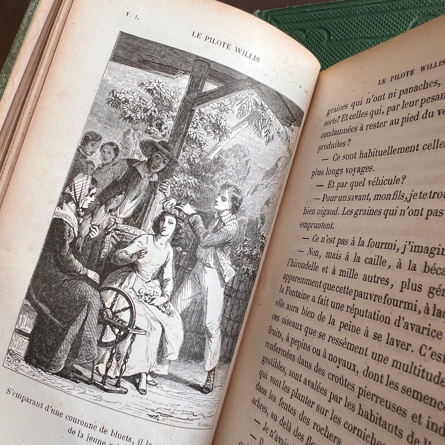 Le Pilote Willis by Adrien Paul | 1865 Complete 2-Volume Set | Illustrated
