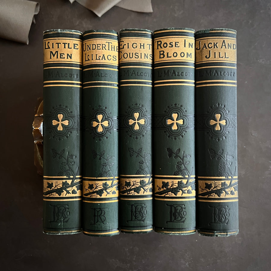 Louisa M. Alcott Novels in Teal — Each Sold Individually