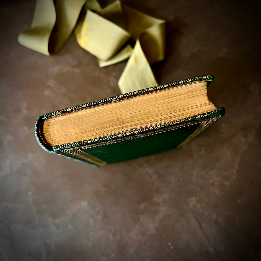 The Holy Grail & Other Poems by Alfred Tennyson(1870) – Fine Binding with Fore-Edge Painting | Strahan & Co., London