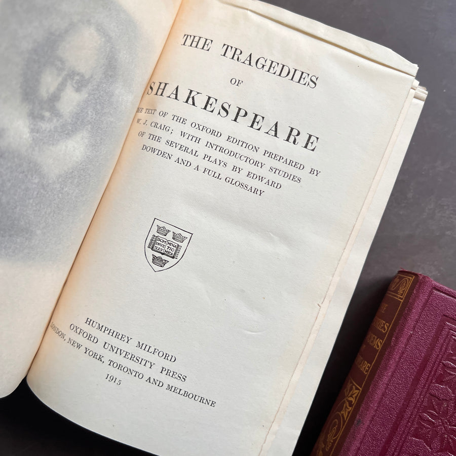 1915 - The History and Poems of Shakespeare & The Tragedies of Shakespeare