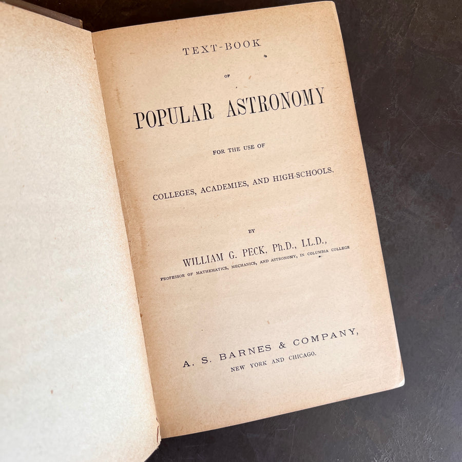 1883 - Textbook of Popular Astronomy