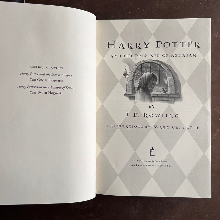 Harry Potter and the Prisoner of Azkaban — First American Edition (1999), J.K. Rowling — Fine Hardcover in Mylar