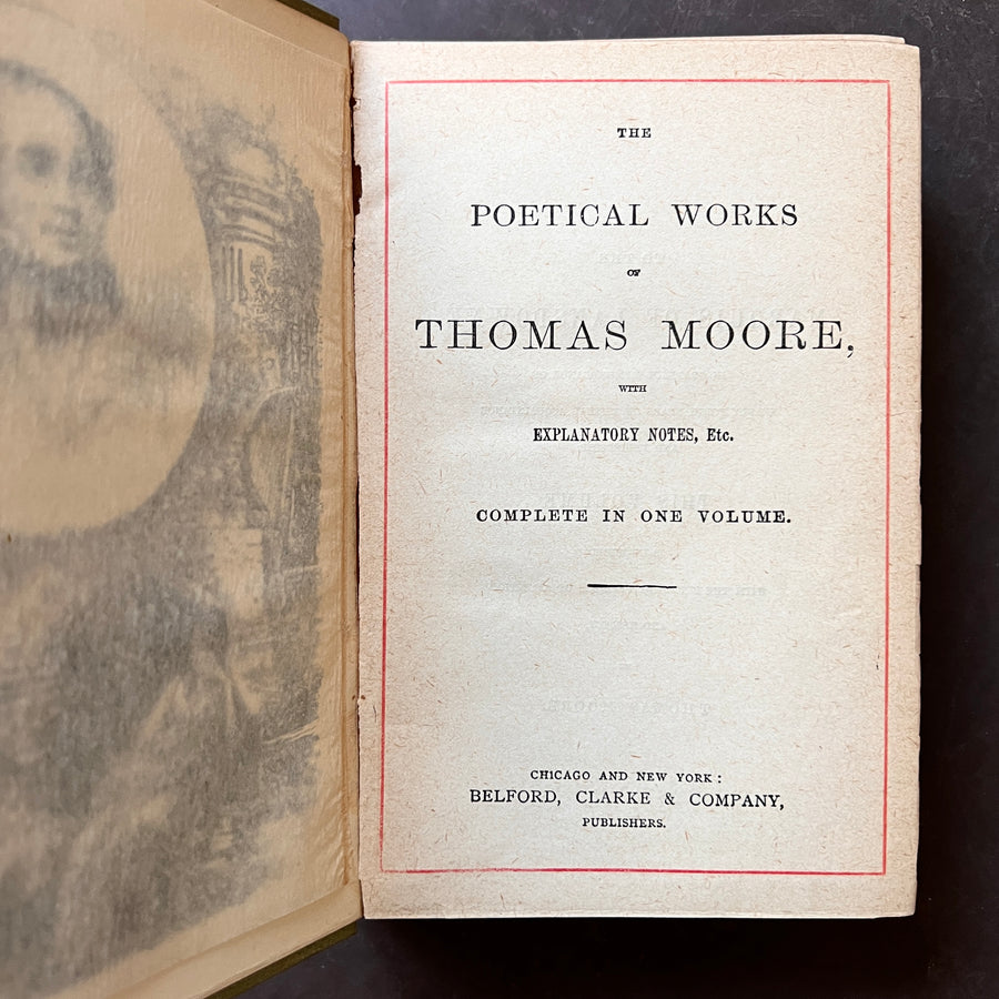 They Poetical Works of Thomas Moore