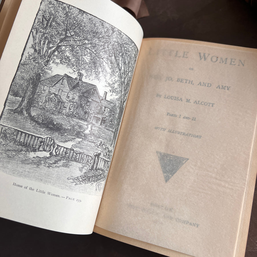 Louisa M. Alcott Novels in Brown— Each Sold Individually
