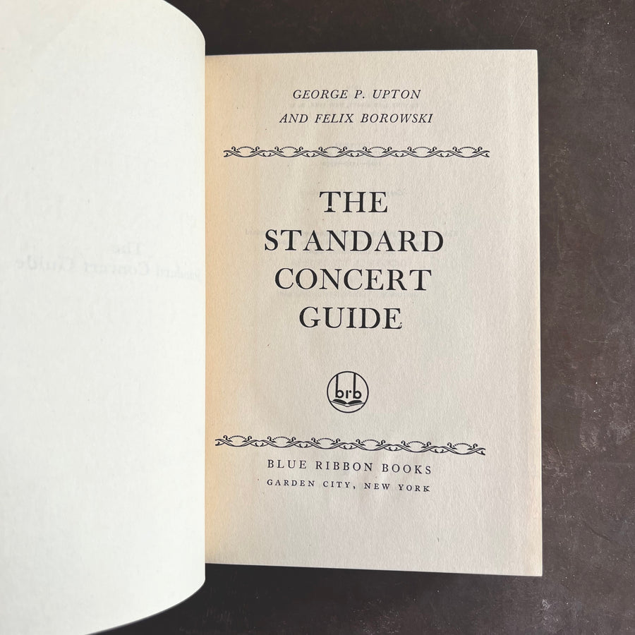 1940 - The Standard Concert Guide