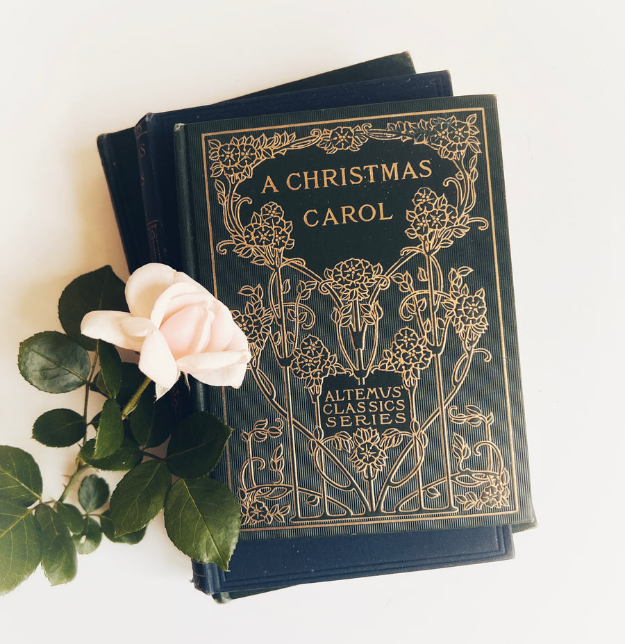 Antique Holiday Book Decor Bundle