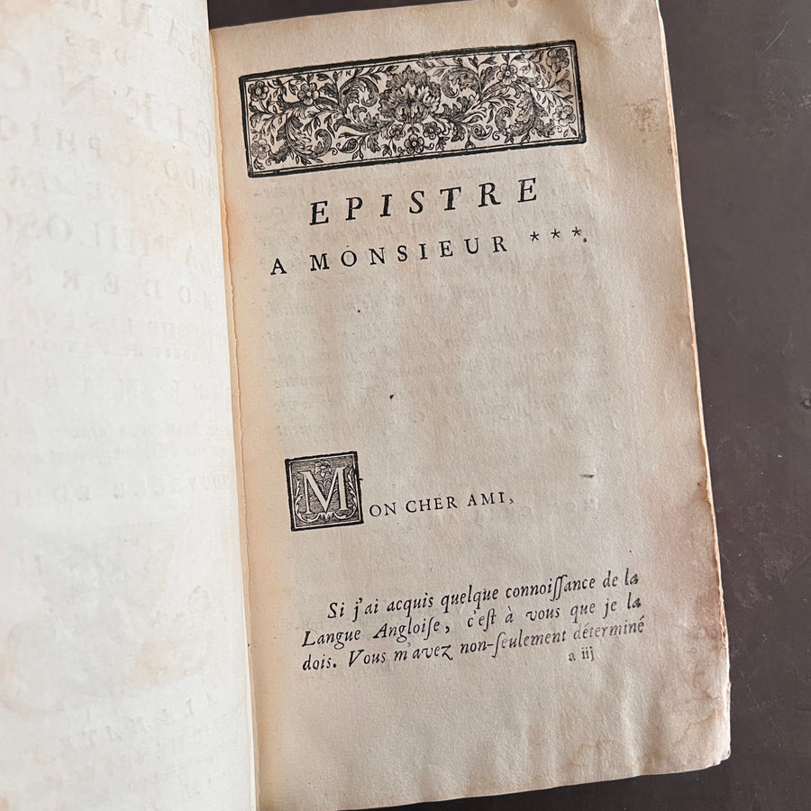 1756 Grammaire des Sciences Philosophiques — Vellum-Bound Scientific Encyclopaedia with Newtonian & Copernican Fold-Out Plates