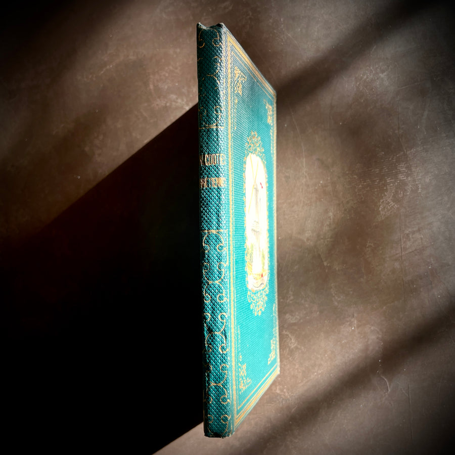 Anecdotes Chrétiennes (Christian Anecdotes) by L’Abbé Reyre, c.1860 —  Teal French Cartonnage Binding