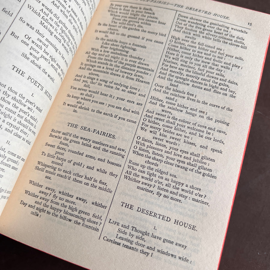 Poetical Works of Alfred Lord Tennyson — The Albion Edition (1902) | Fine Tree Calf Binding with Gilt & Marbled Endpapers