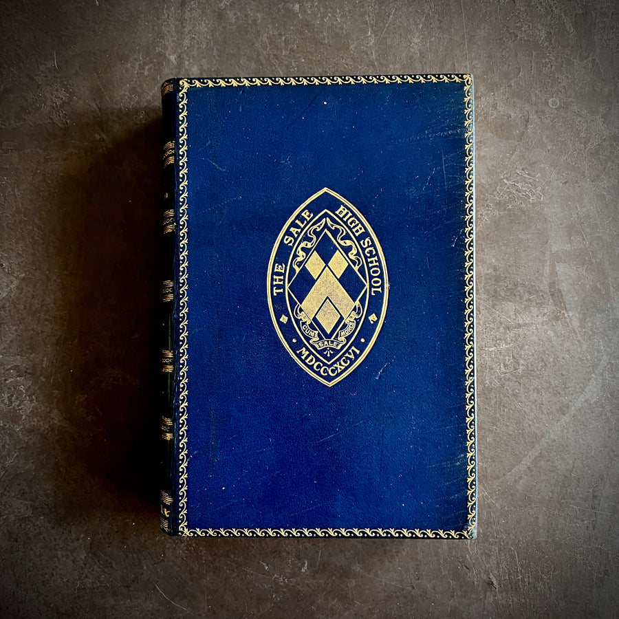 1912 The Scenery of England by Lord Avebury – Fine Prize Binding in Blue Morocco | Geology, Rivers, Volcanoes, and Landscapes of England