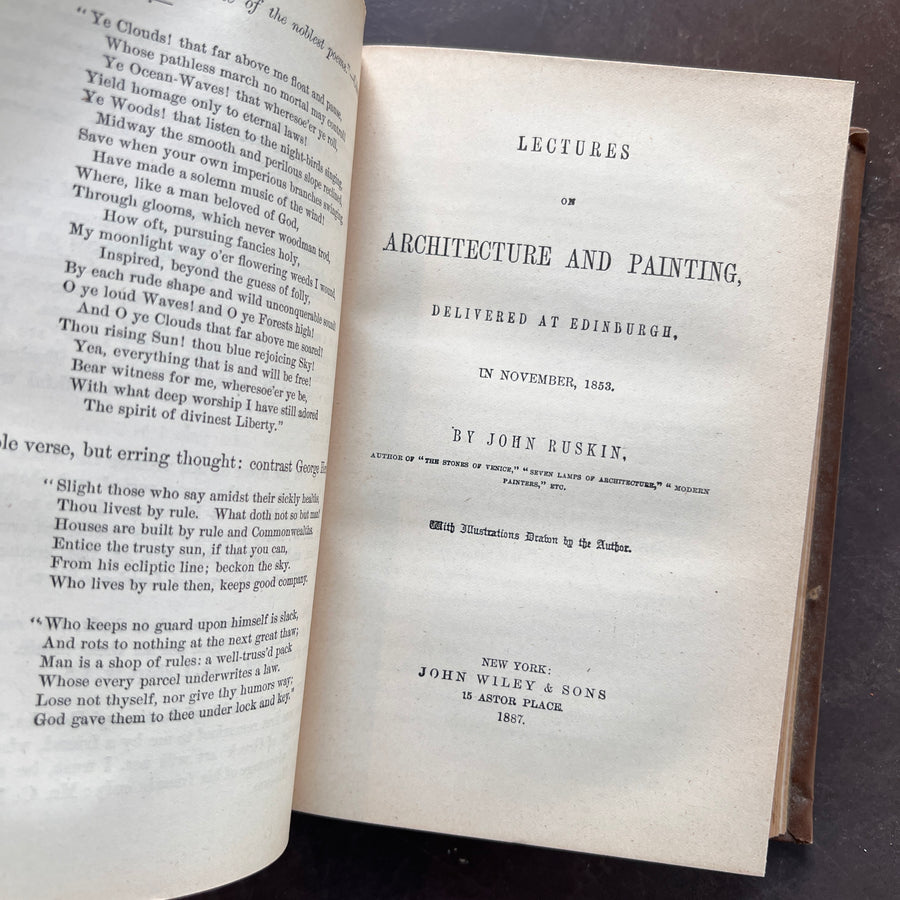 1887 - The Seven Lamps of Architecture