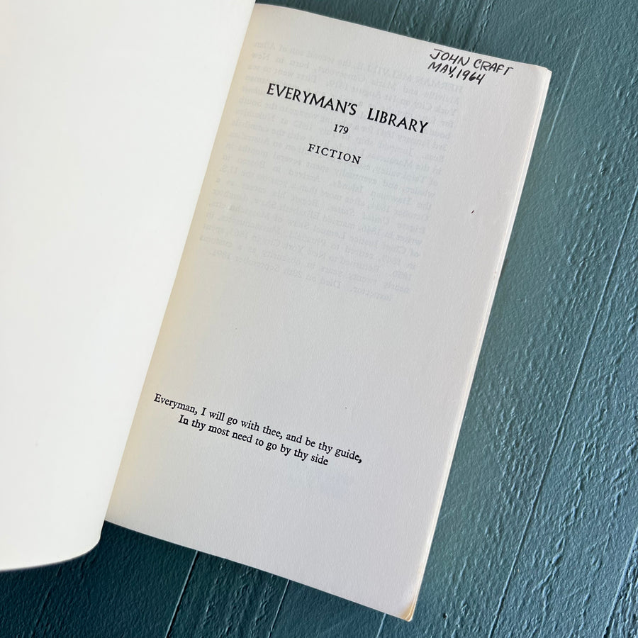 1961 Moby Dick by Herman Melville - Everyman’s Library Paperback - J.M. Dent & Sons/ E. P. Dutton