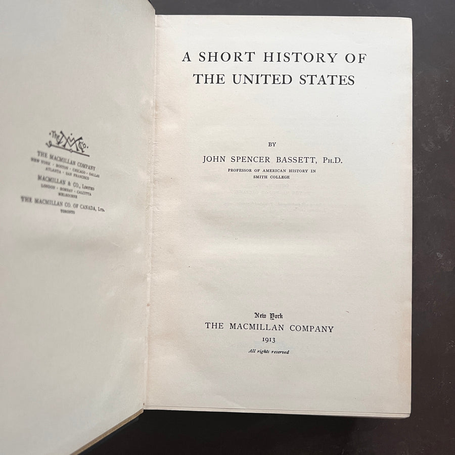 1913 - A Short History of the United States