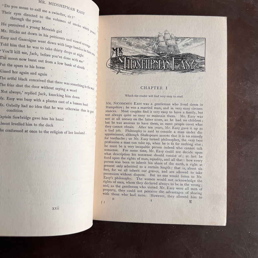 1896 - Mr. Midshipman Easy, Albert Turbayne Cover Design