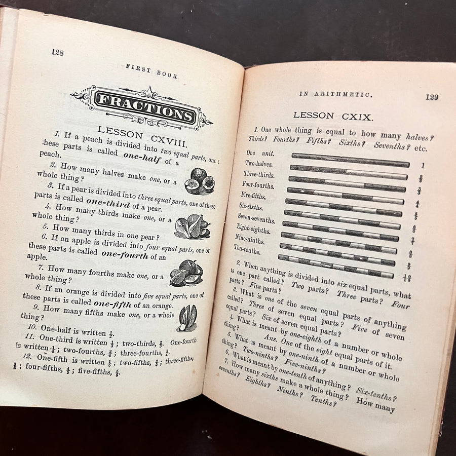 1874 - Robinson’s Shorter Course, First Book of ArIthmetic