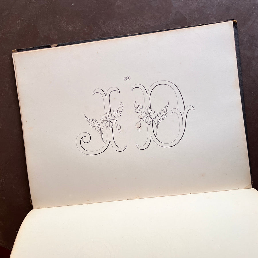 c.1880 - French Monogram Album