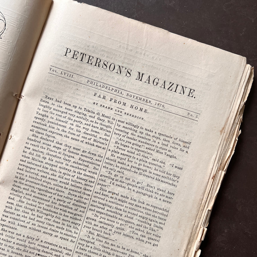 November 1870 - Peterson’s Ladies National Magazine