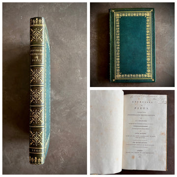 Exercises of Piety by G.J. Zollikofer | Presentation Copy, 1805 | Royal Provenance; Inscribed by Princess Amelia(youngest child of King George III and Queen Charlotte)