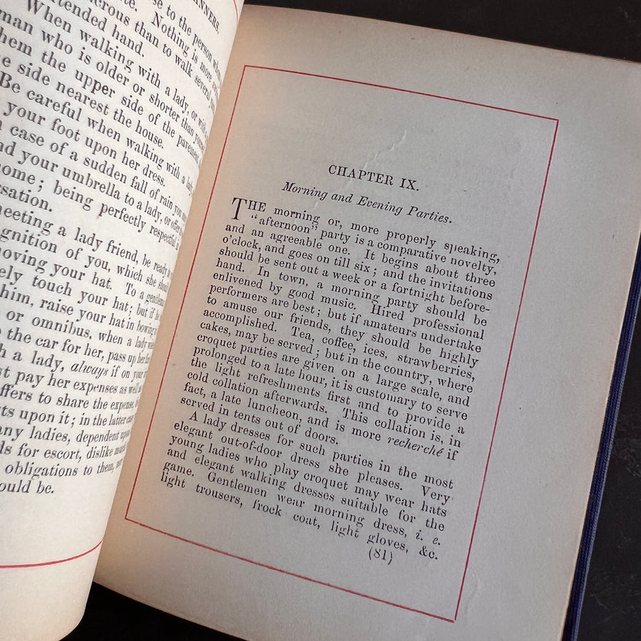 Good Manners Book: A Manual of Etiquette in Good Society (c.1870s)