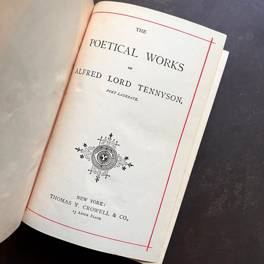 C.1880s - The Poetical Works of Alfred Lord Tennyson