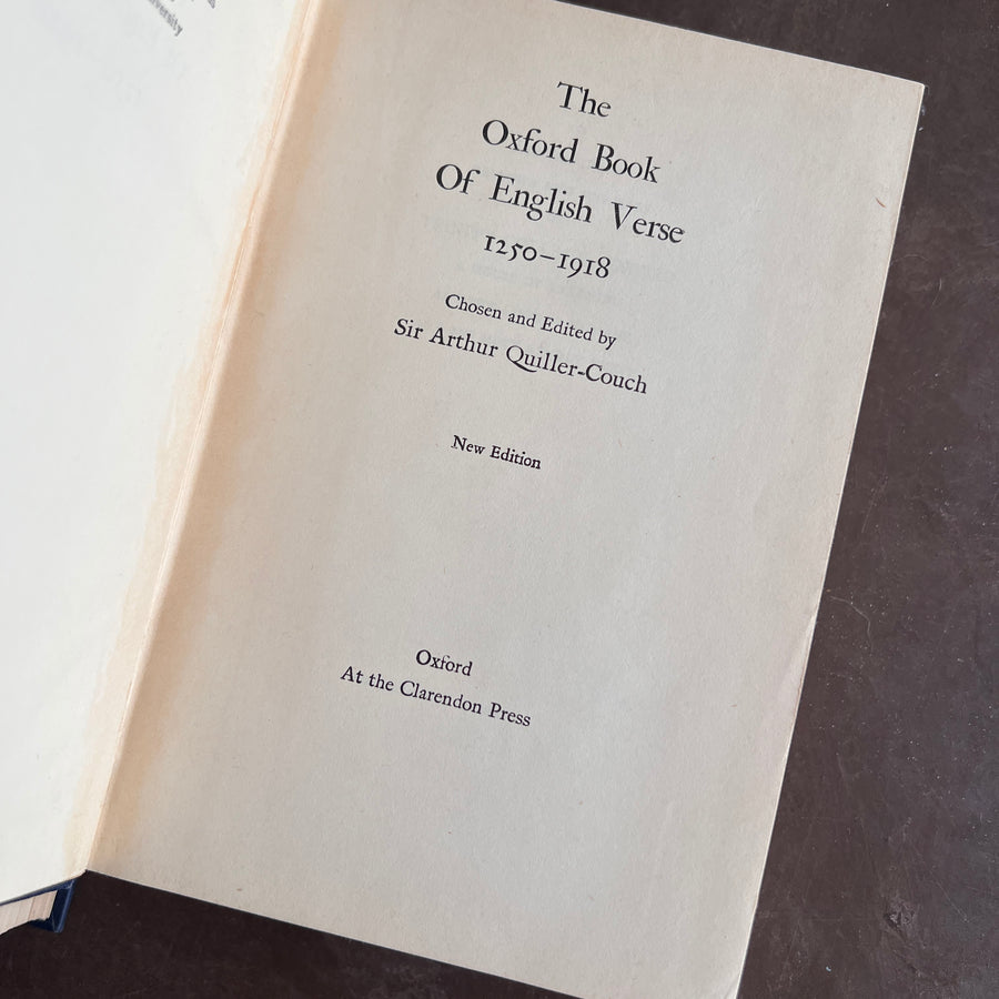 The Oxfords Classics — Verse & Literature | Choose Your Title