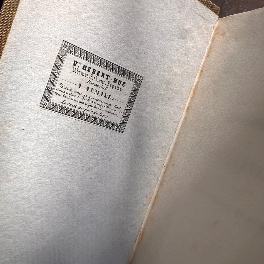 1847 Les Jeunes Martyrs de la Foi Chrétienne | 1847 |Cartonnage Romantique in Gilt and Blue, Matching Boards