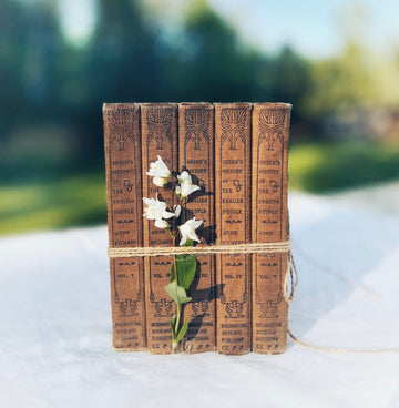 Vintage Book Bunlde- Green’s History of the English People (5-Volume Set, Compact Set)