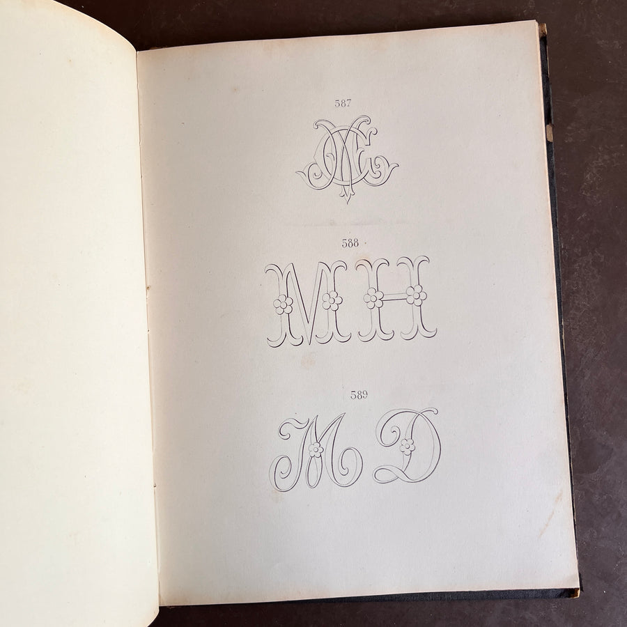 c.1880 - French Monogram Album