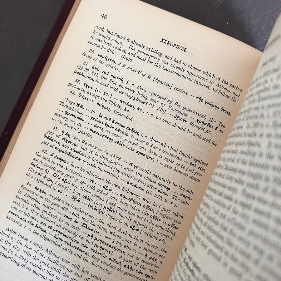 1872 - Greek Reader; Consisting of Selections From Xenophon, Plato, Herodotus, and Thucydides