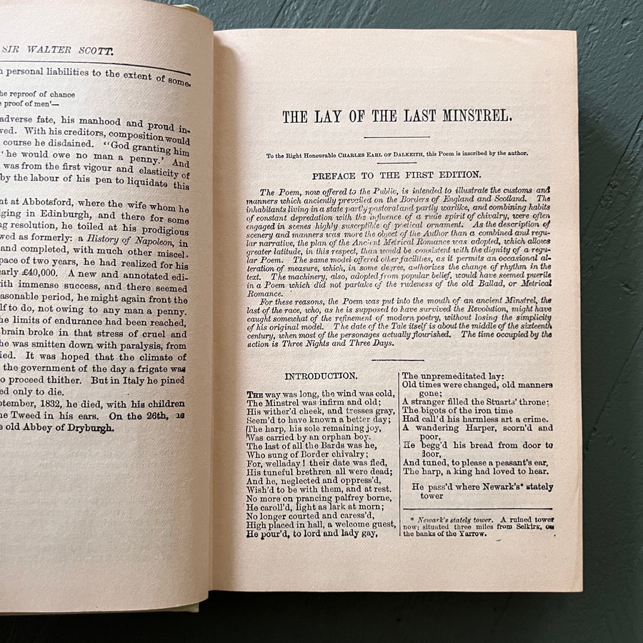 c.1885 - The Poetical Works of Sir Walter Scott