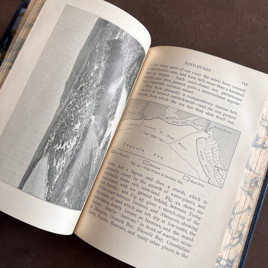 1912 The Scenery of England by Lord Avebury – Fine Prize Binding in Blue Morocco | Geology, Rivers, Volcanoes, and Landscapes of England