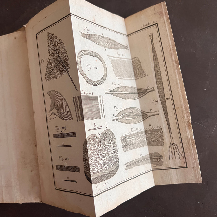 1756 Grammaire des Sciences Philosophiques — Vellum-Bound Scientific Encyclopaedia with Newtonian & Copernican Fold-Out Plates