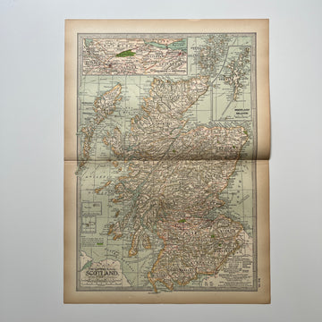 1902 - Map of Scotland