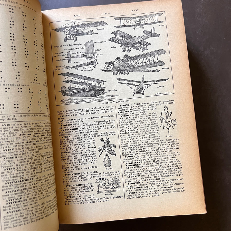 1932 - Nouveau Larousse Illustre Dictionaries Encyclopedique
