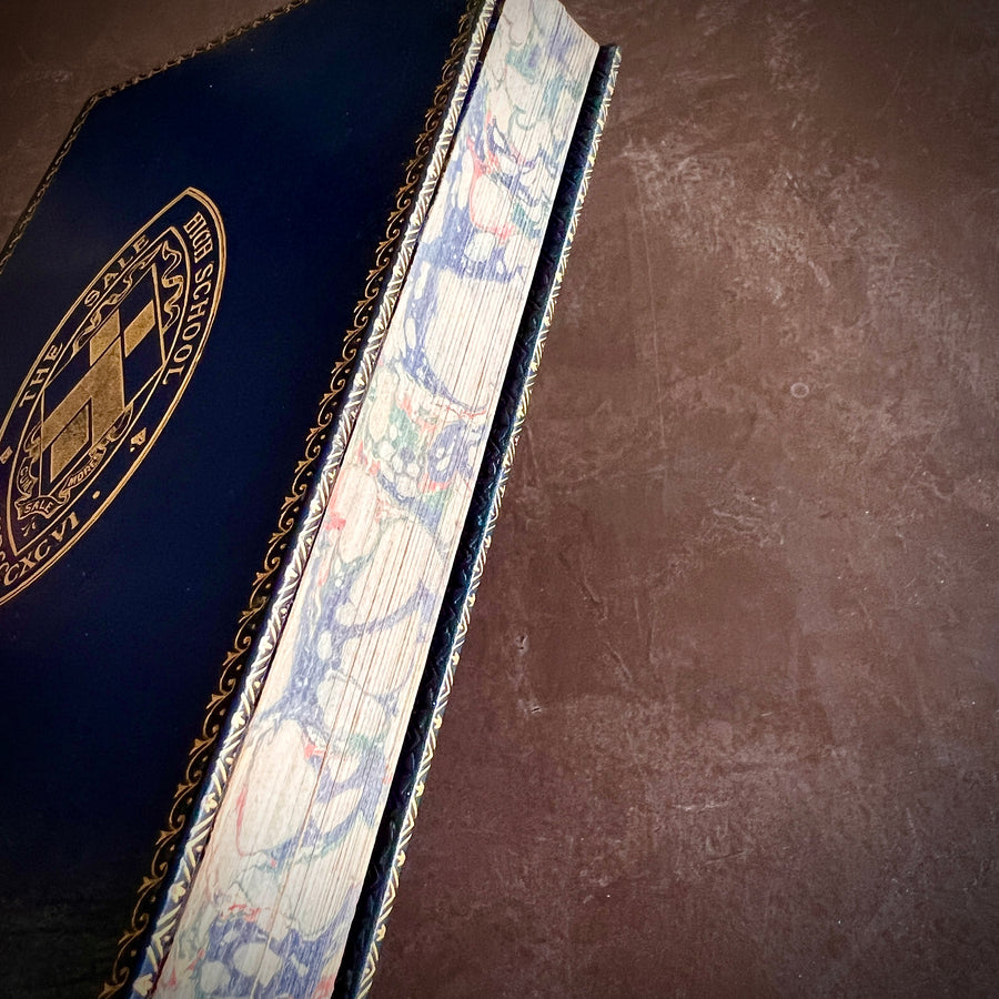 1912 The Scenery of England by Lord Avebury – Fine Prize Binding in Blue Morocco | Geology, Rivers, Volcanoes, and Landscapes of England