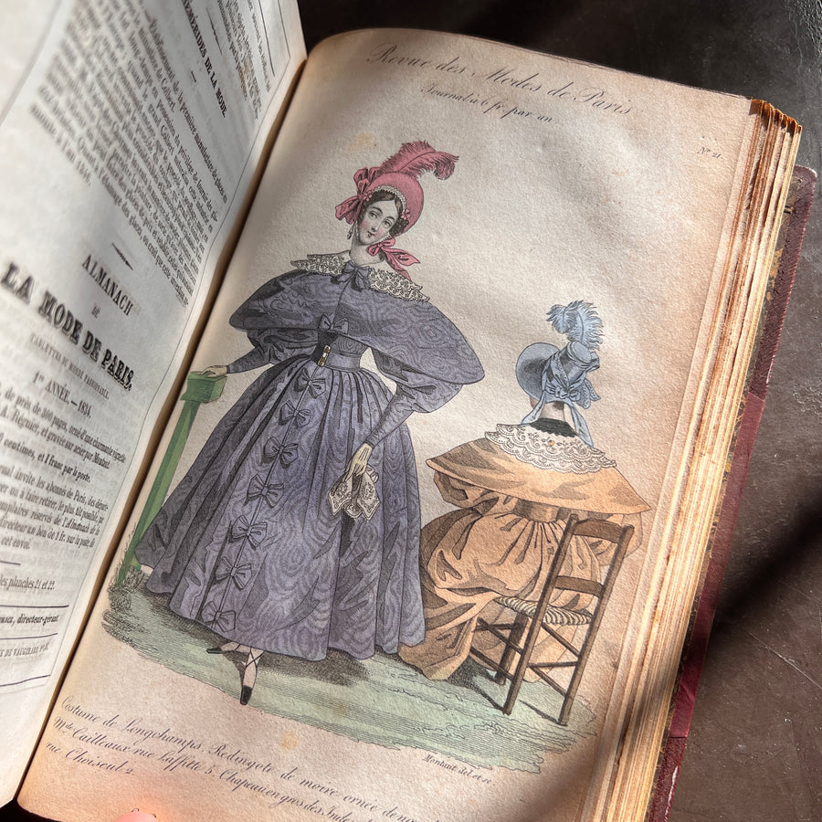 La Mode de Paris: Bulletin Officiel Des Modes (1833-1834) | Hand-Colored Plates