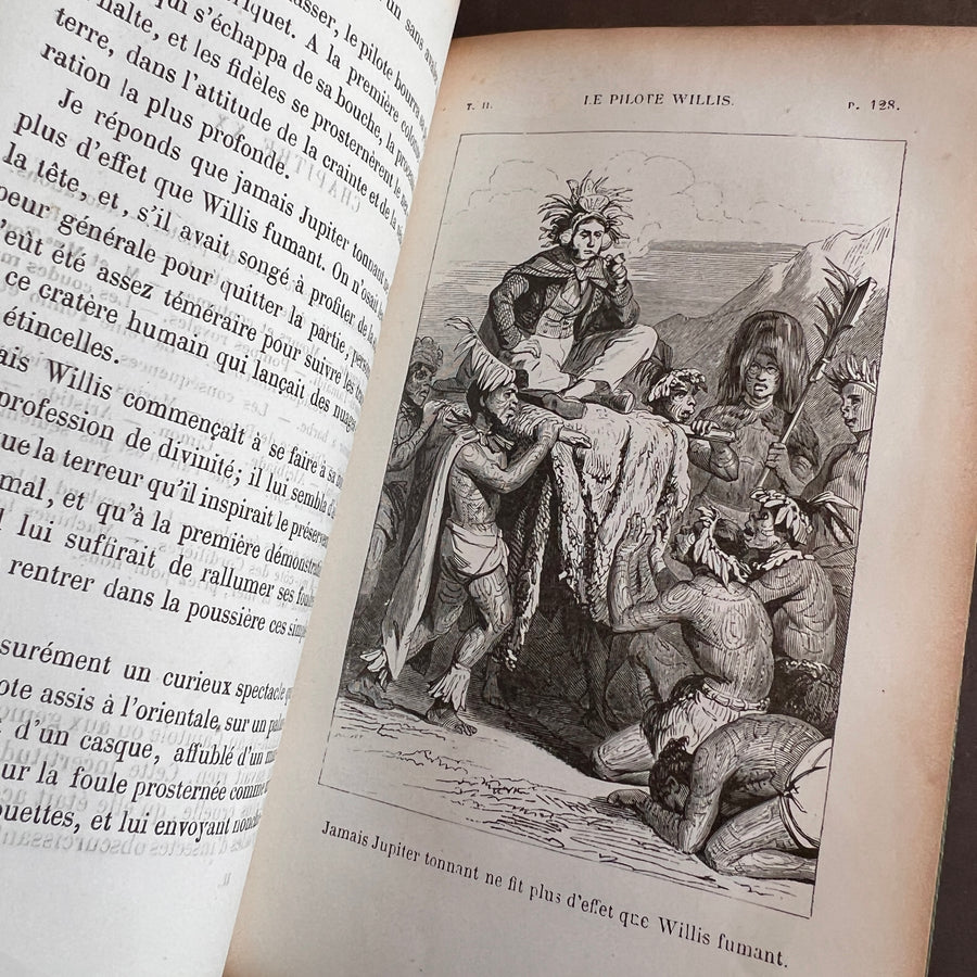 Le Pilote Willis by Adrien Paul | 1865 Complete 2-Volume Set | Illustrated
