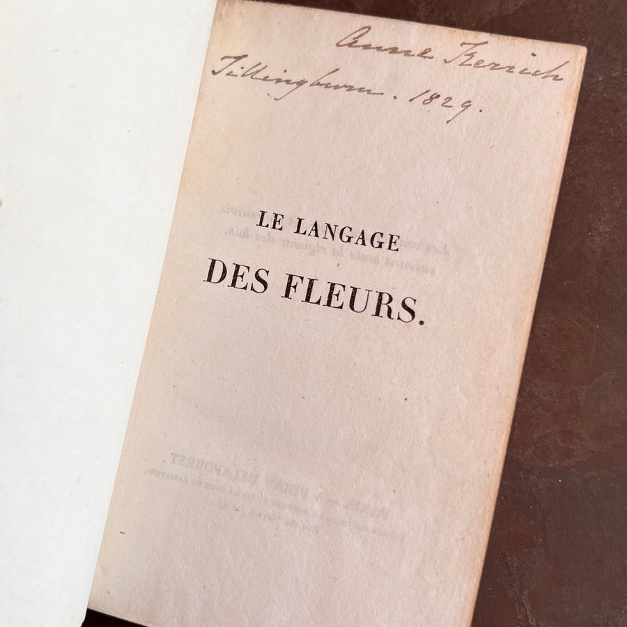 c.1829 - Le Langage Des Fleurs