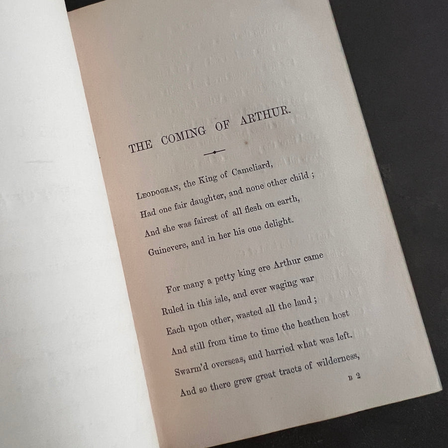 The Holy Grail & Other Poems by Alfred Tennyson(1870) – Fine Binding with Fore-Edge Painting | Strahan & Co., London