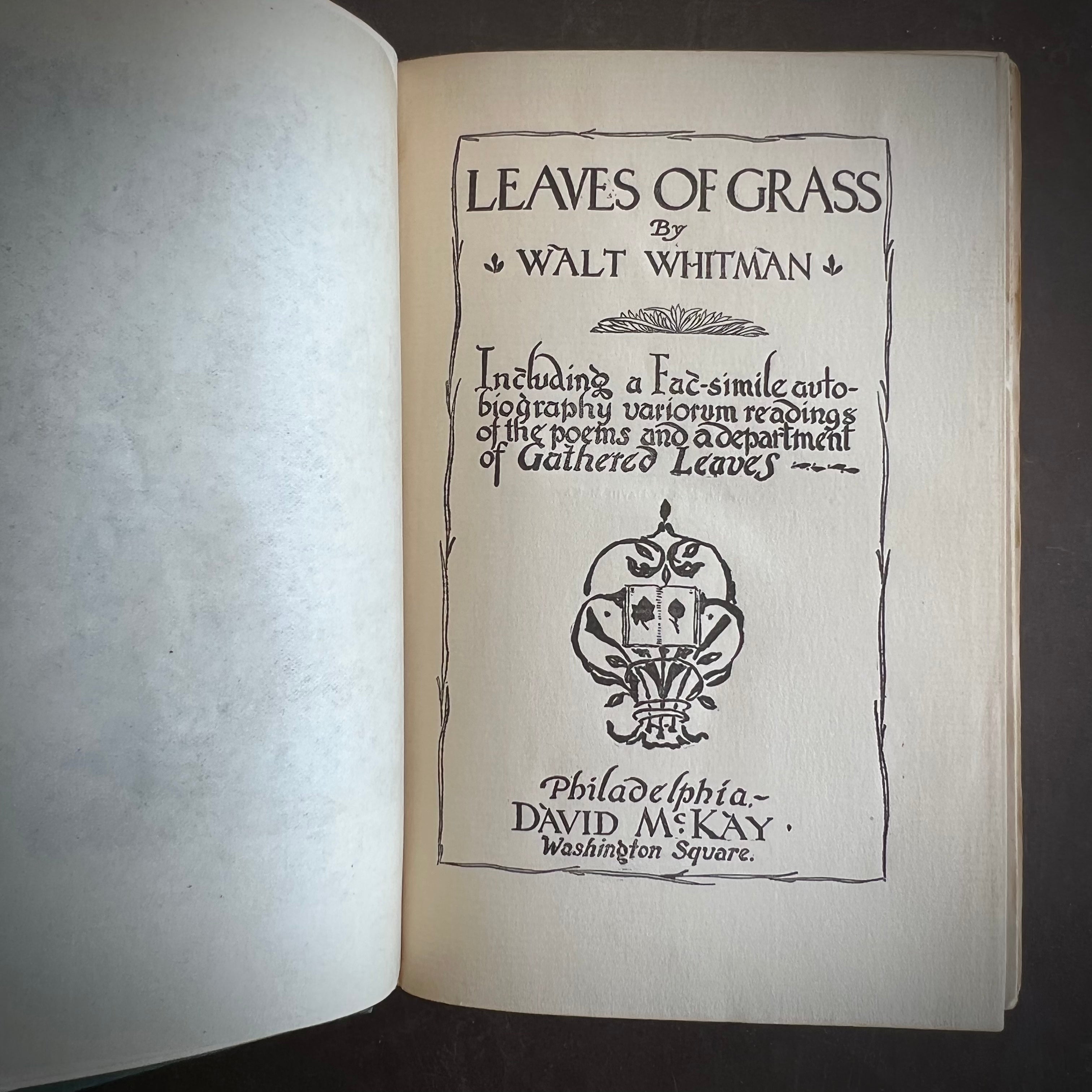 1900 - Leaves of Grass – Honey Bee Mill