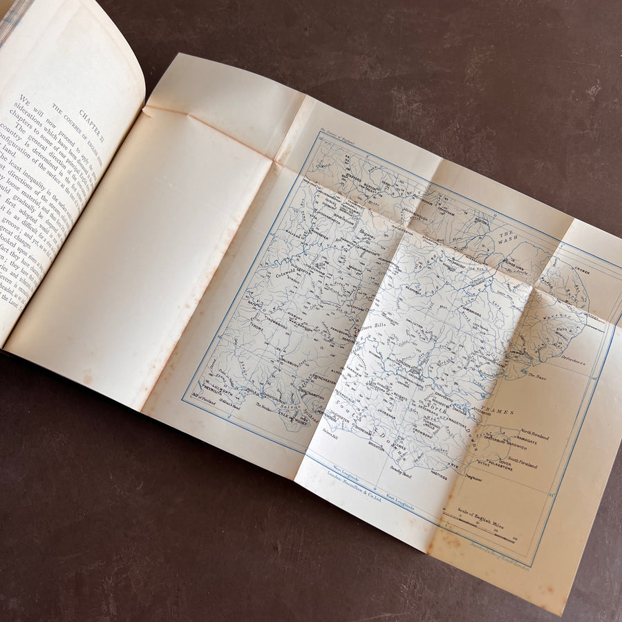1912 The Scenery of England by Lord Avebury – Fine Prize Binding in Blue Morocco | Geology, Rivers, Volcanoes, and Landscapes of England