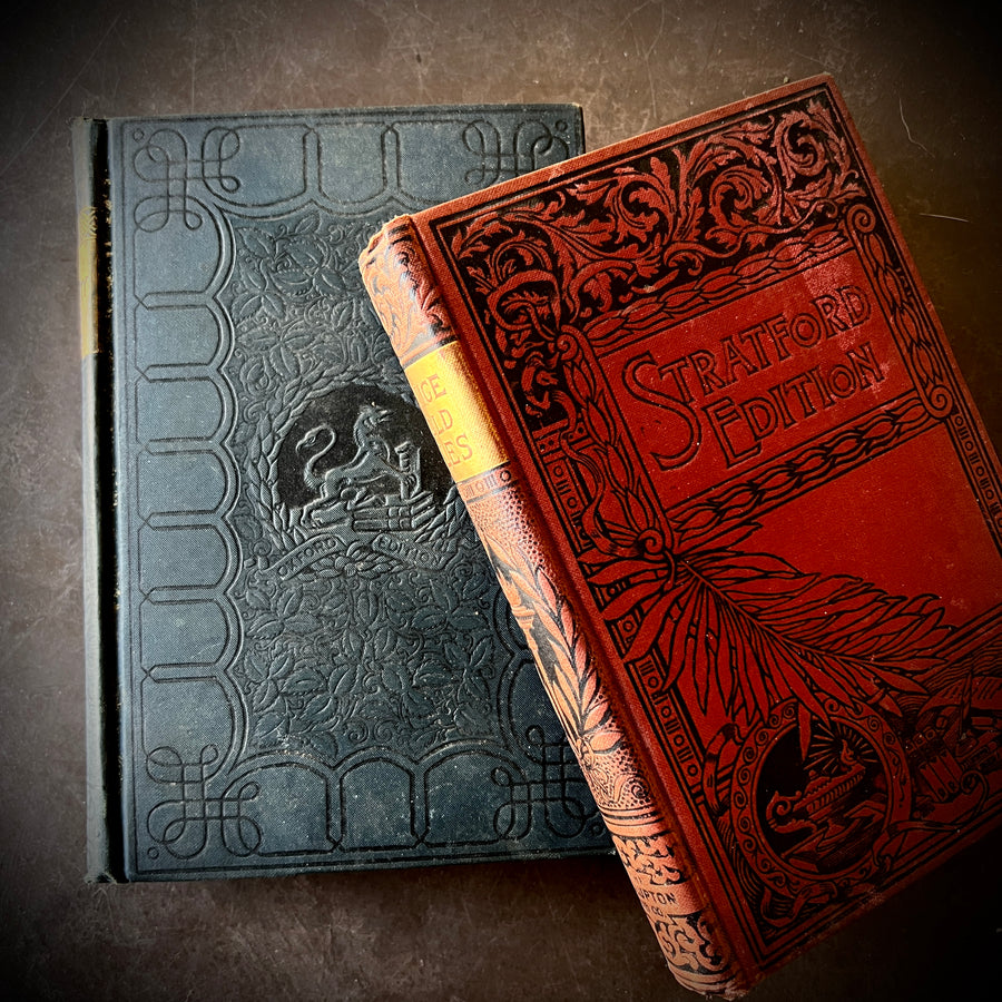 Antique Victorian Book Collection