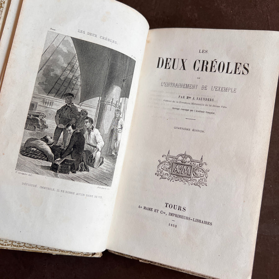 Les Deux Créoles by Mme L. Saunders | 1852 | Illustrated