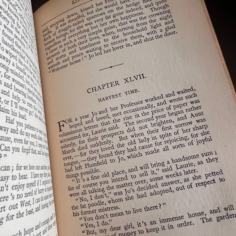 Louisa M. Alcott Novels in Brown— Each Sold Individually