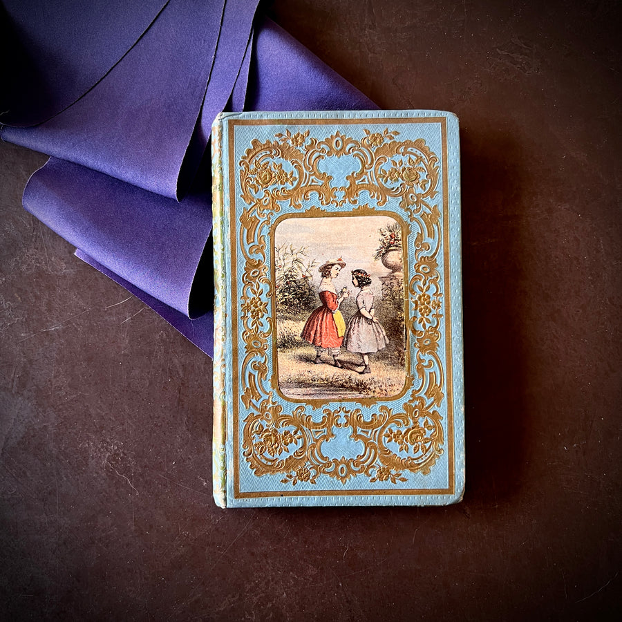 La Guirlande de Houblon, 1859 | Antique French Cartonnage Book